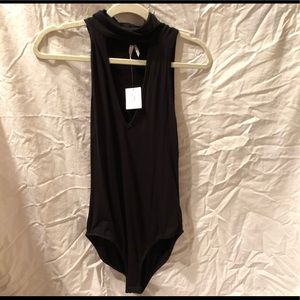 Black Urban Outfiters Bodysuit